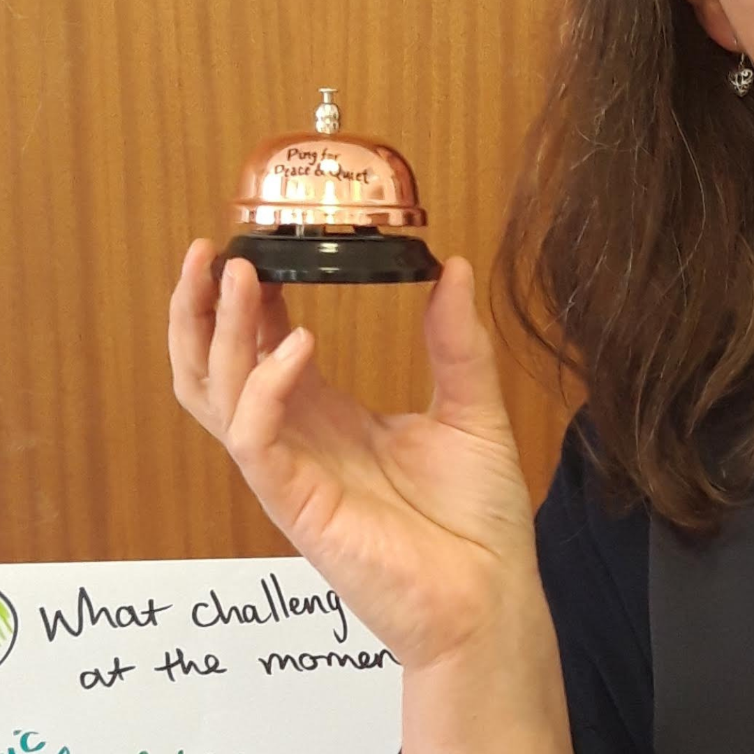 Ringing the bell for facilitation sticky wall